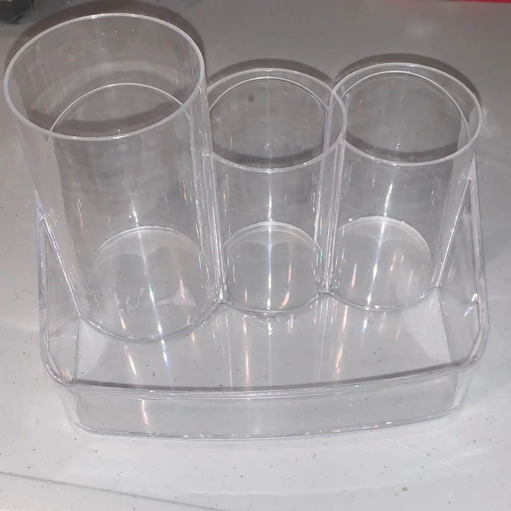 Clear Acrylic Storage Organizer. 4/$20